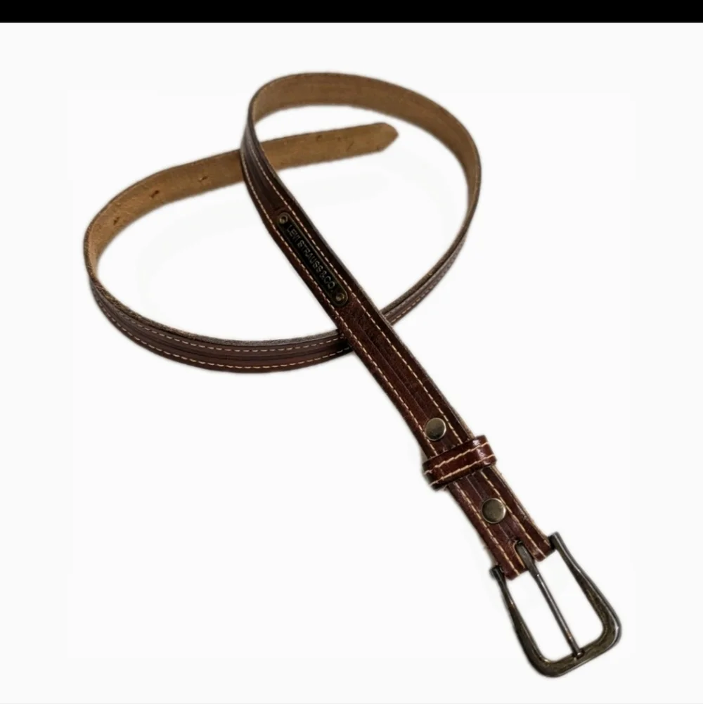 Levi's Brown Leather Belt S Classic Western 2175